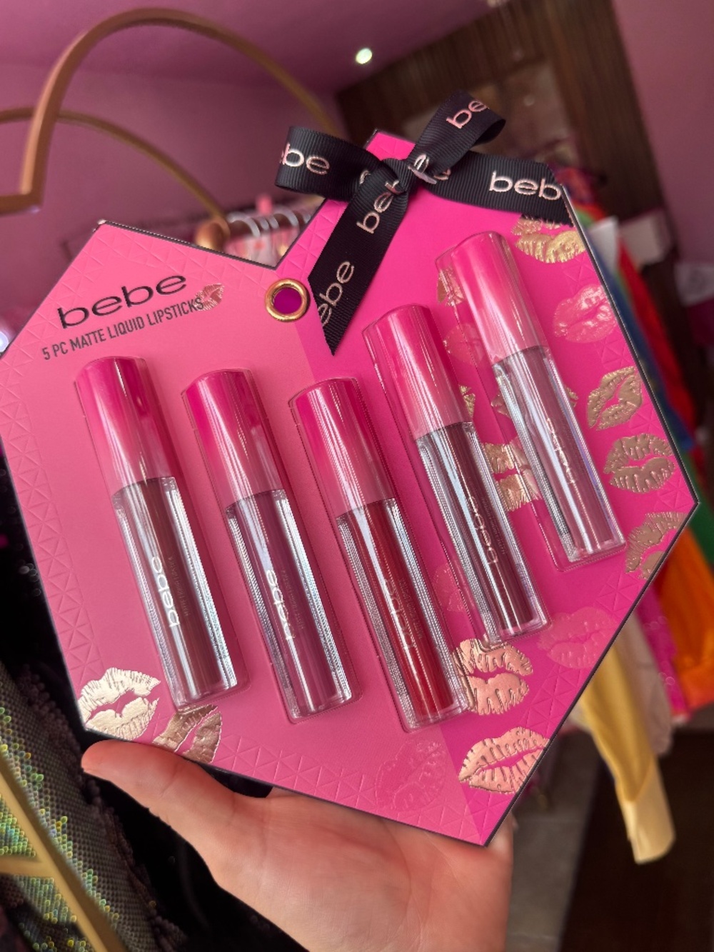 Bebe 5 lipstick set